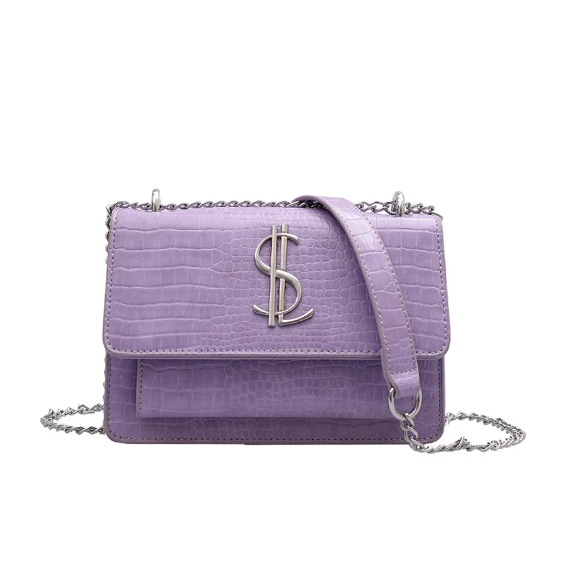 new fashion crocodile pattern large capacity women's bag Korean women's One Shoulder Messenger Bag Mini chain small square bag 
new fashion crocodile pattern large capacity women's bag Korean women's One Shoulder Messenger Bag Mini chain small square bag