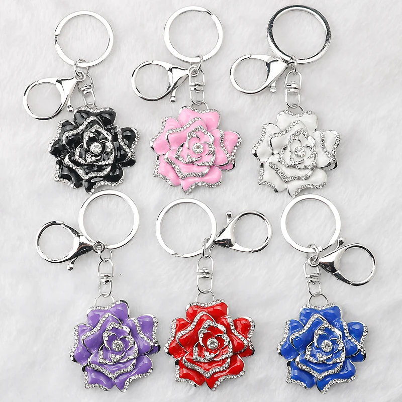 Beautiful Red Rose Keychain Women Cute Sweet Crystal Flower Pendant Key Chain For Car Keys Fashion Jewelry Christmas Friend Gift
Beautiful Red Rose Keychain Women Cute Sweet Crystal Flower Pendant Key Chain For Car Keys Fashion Jewelry Christmas Friend Gift