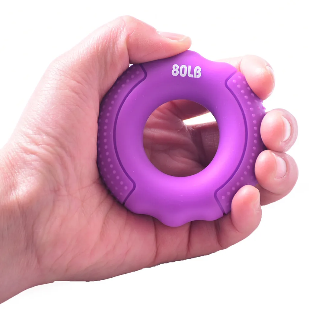 Silica Rehabilitation Stress Ring Ball Gel Portable Hand Grip Gripping Ring Carpal Expander Finger Trainer Grip
Silica Rehabilitation Stress Ring Ball Gel Portable Hand Grip Gripping Ring Carpal Expander Finger Trainer Grip