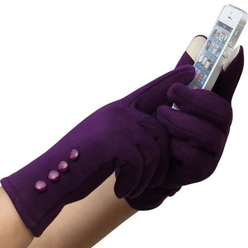 1 Pair Women Fashion Touch Screen Outdoor Sport Autumn Winter Warm Buttons Gloves Female Wrist Mittens Full Finger Driving Glove
1 Pair Women Fashion Touch Screen Outdoor Sport Autumn Winter Warm Buttons Gloves Female Wrist Mittens Full Finger Driving Glove
