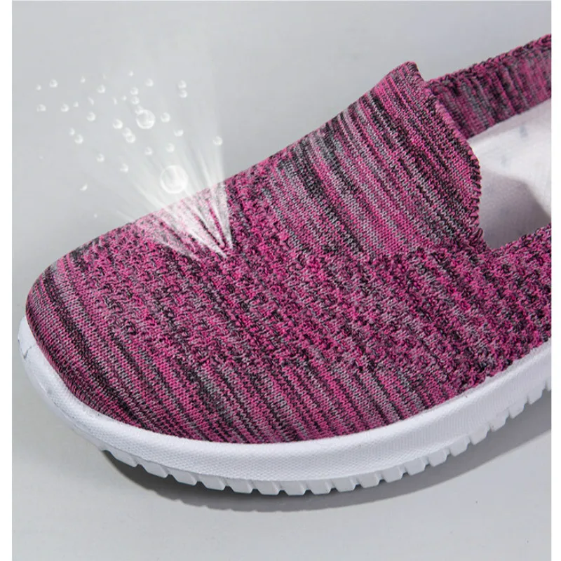 Women Casual Shoes Light Sneakers Breathable Mesh Summer knitted Vulcanized Shoes Outdoor Slip-On Sock Shoes Plus Size Tennis
Women Casual Shoes Light Sneakers Breathable Mesh Summer knitted Vulcanized Shoes Outdoor Slip-On Sock Shoes Plus Size Tennis