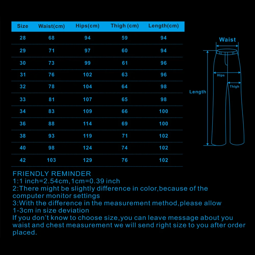 2020 New Mens Fashion Black Blue Jeans Men Casual Slim Stretch Jeans Classic Denim Pants Trousers Plus Size 28-42 High Quality
2020 New Mens Fashion Black Blue Jeans Men Casual Slim Stretch Jeans Classic Denim Pants Trousers Plus Size 28-42 High Quality