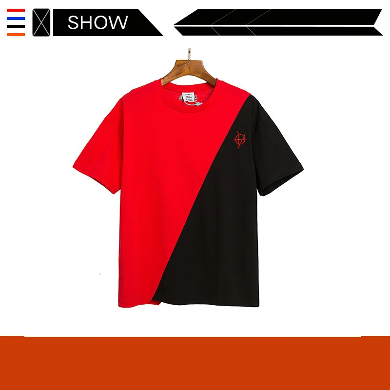 VETEMENTS French Street votements short sleeve T-shirt VTM witterment red and white stitching casual loose short sleeve T-shirt
VETEMENTS French Street votements short sleeve T-shirt VTM witterment red and white stitching casual loose short sleeve T-shirt