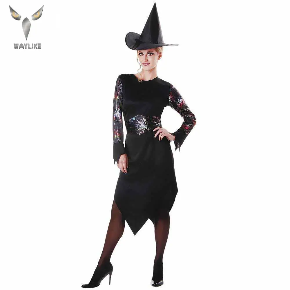 WAYLIKE Halloween Witch Vampire Costume for Women Adult Scary Carnival Party Show Theater Masquerade Costume
WAYLIKE Halloween Witch Vampire Costume for Women Adult Scary Carnival Party Show Theater Masquerade Costume
