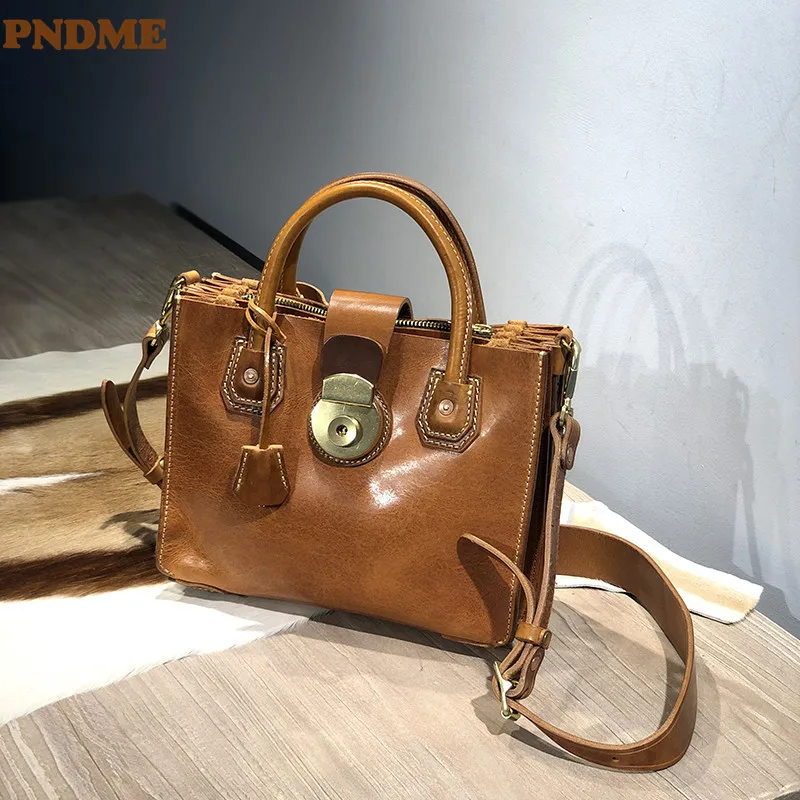 PNDME luxury genuine leather women's handbag leisure weekend outdoor daily natural real cowhide buckle shoulder messenger bag
PNDME luxury genuine leather women's handbag leisure weekend outdoor daily natural real cowhide buckle shoulder messenger bag
