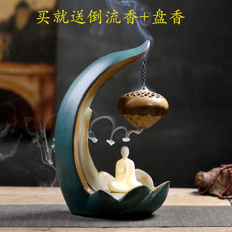 Somke Waterfall Incense Burner Diffuser Buddha Incense Decoration Ceramic Smoke Fountain Vaper Black Tower Encens Home Decor
Somke Waterfall Incense Burner Diffuser Buddha Incense Decoration Ceramic Smoke Fountain Vaper Black Tower Encens Home Decor