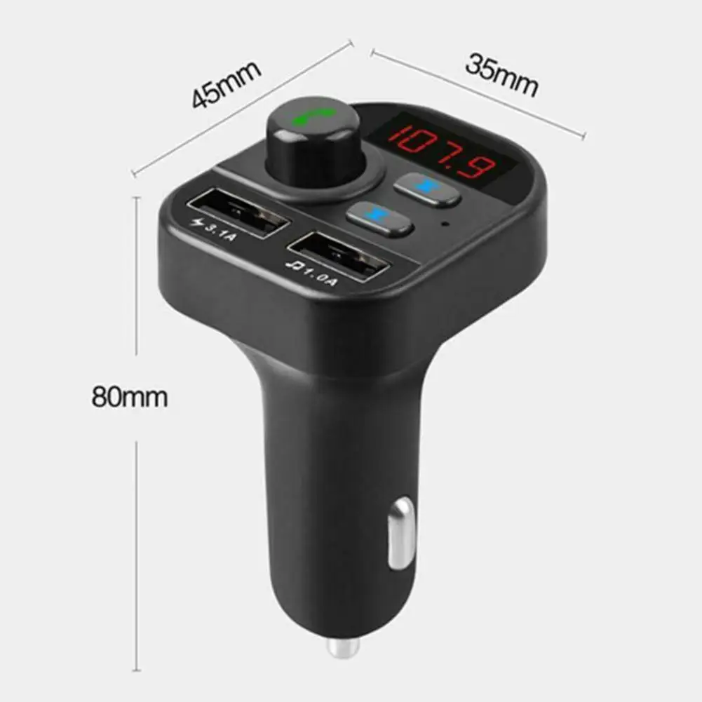 Car Bluetooth 5.0 Wireless FM Transmitter Kit MP3 Music Player Radio Adapter USB Fast Charge Battery Voltage Detection
Car Bluetooth 5.0 Wireless FM Transmitter Kit MP3 Music Player Radio Adapter USB Fast Charge Battery Voltage Detection