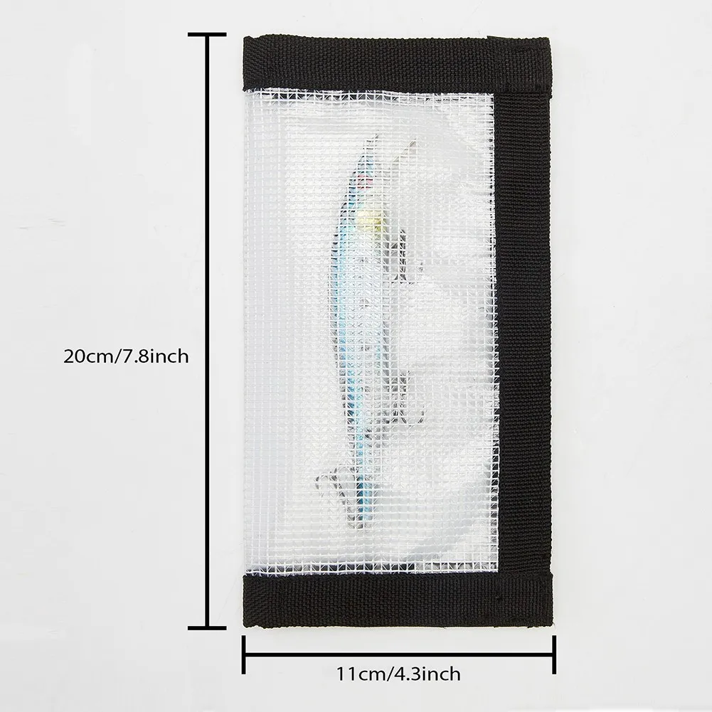 Lure Wraps Keeps Lures Safe Durable Clear PVC Hook Loop System For Crankbaits Spinnerbaits Spoons Baits Jacket Pesca Iscas Fish
Lure Wraps Keeps Lures Safe Durable Clear PVC Hook Loop System For Crankbaits Spinnerbaits Spoons Baits Jacket Pesca Iscas Fish