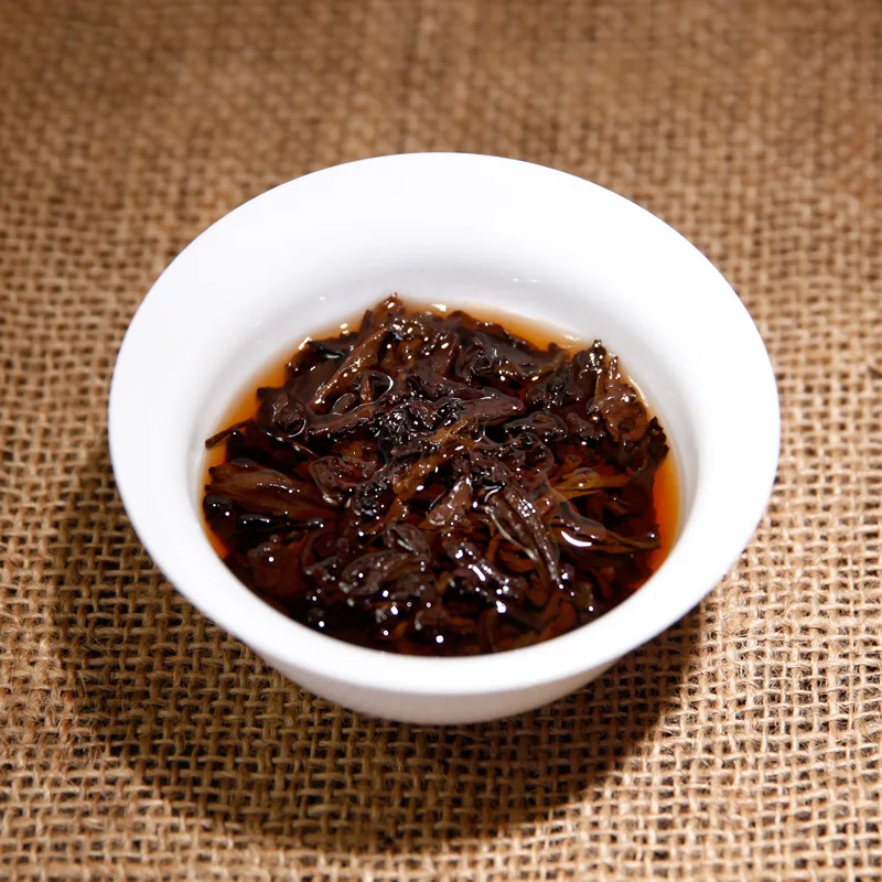 2013 Year Ji Shun Hao Ma Bang Tribute Tea Pu-erh 357g Cake Ripe Shu