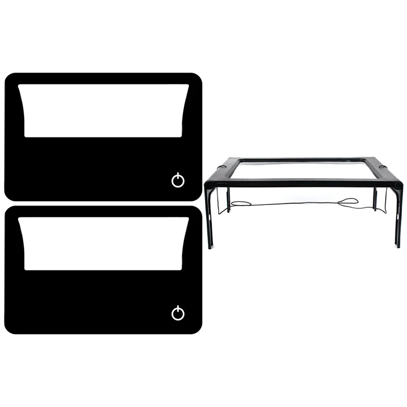 3Pcs 3X Full Page Magnifying Glass For Reading, Hands-Free Large Rectangular Magnifier With LED Lighted
3Pcs 3X Full Page Magnifying Glass For Reading, Hands-Free Large Rectangular Magnifier With LED Lighted