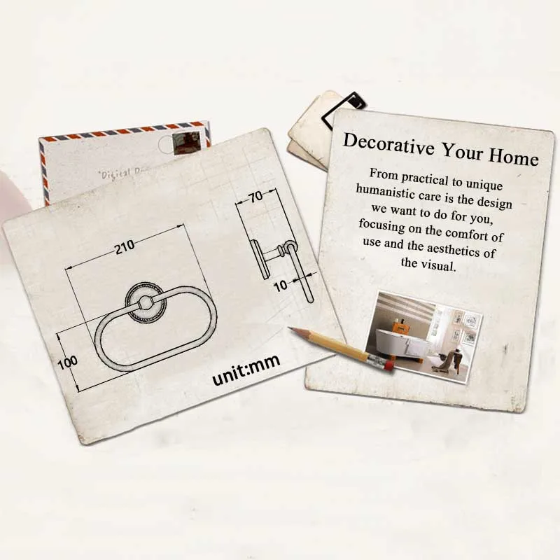 Bronze Towel Ring for Kitchen Bathroom Towel Holder Round Wall Mount Brass Bath Towel Rack Antique Bathroom Hardware Home Decor
Bronze Towel Ring for Kitchen Bathroom Towel Holder Round Wall Mount Brass Bath Towel Rack Antique Bathroom Hardware Home Decor