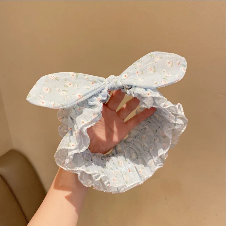Girls chiffon floral lace headband hair ornaments elastic wide-brimmed butterfly end headbands
Girls chiffon floral lace headband hair ornaments elastic wide-brimmed butterfly end headbands