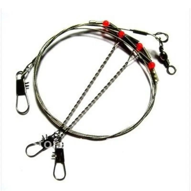 5/10/20Pcs 75mm Stainless Steel Fishing Wire Leader Arms with 2 drop arms Snap Spinner Fishing Tackle Lure Trace Steel Wire
5/10/20Pcs 75mm Stainless Steel Fishing Wire Leader Arms with 2 drop arms Snap Spinner Fishing Tackle Lure Trace Steel Wire