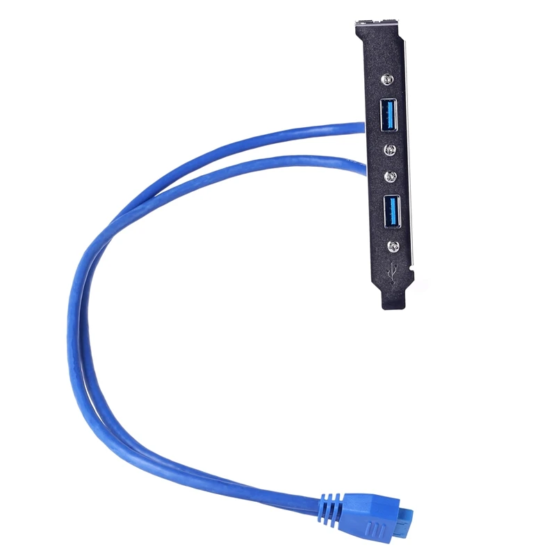 20-Pin to USB 3.0 Dual Port Cable Header, Extend Your USB 3.0 Port on Motherboard to Computer Case Bezel
20-Pin to USB 3.0 Dual Port Cable Header, Extend Your USB 3.0 Port on Motherboard to Computer Case Bezel