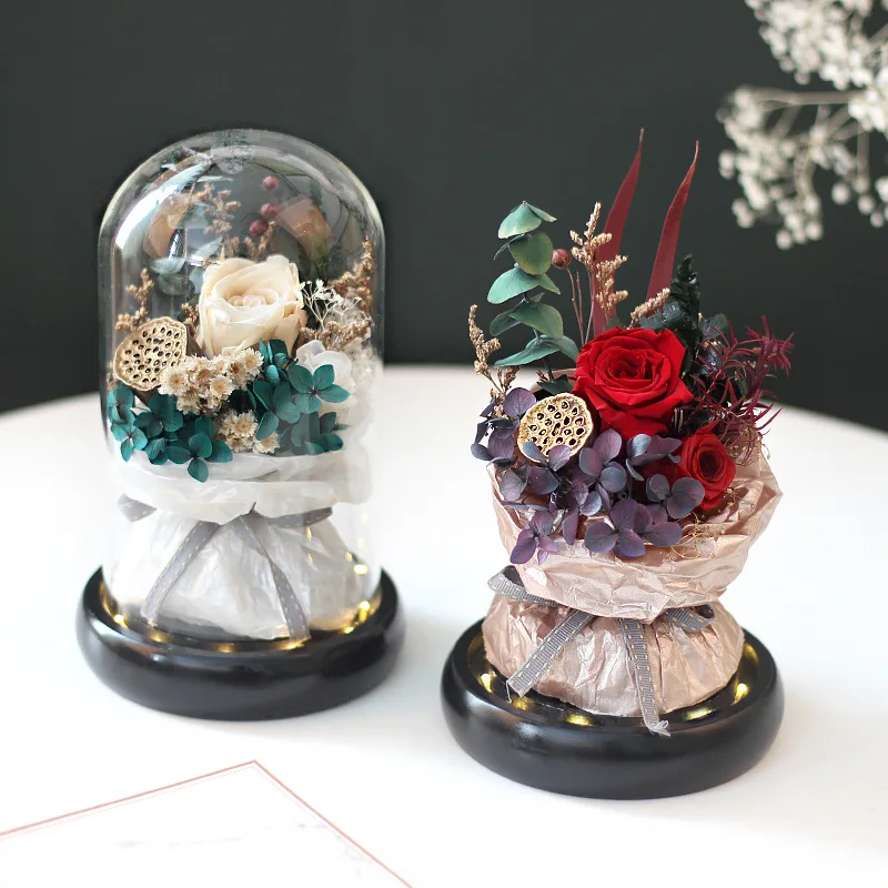 Real Flower Rose Dried Natural Plant Flower Valentine's Day Gift Eternal Red Rose For Women LED Light Wedding Christmas Birthday
Real Flower Rose Dried Natural Plant Flower Valentine's Day Gift Eternal Red Rose For Women LED Light Wedding Christmas Birthday