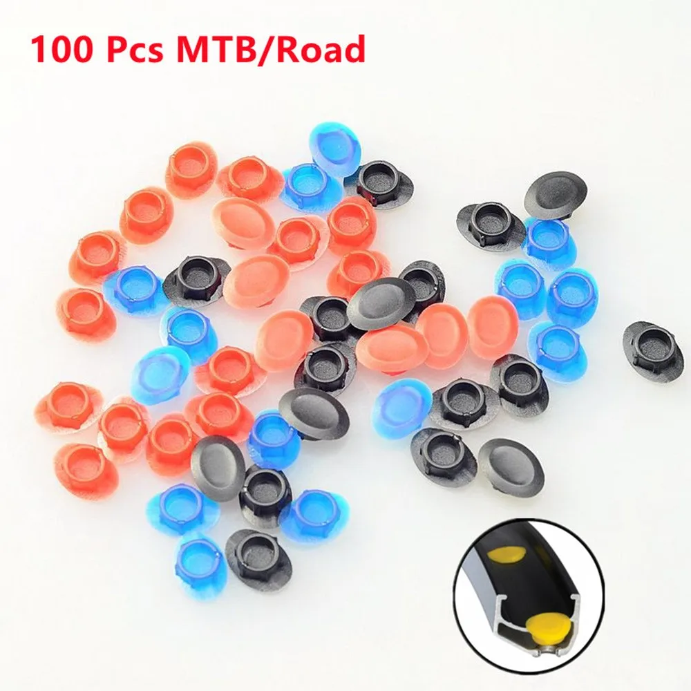 100Pcs/Bottle Bicycle Rim Plug MTB Road Bike Wheel Eyeleted Rims Plugs High Quality ABS Cycling Ring Hole Plugs Part Accessories
100Pcs/Bottle Bicycle Rim Plug MTB Road Bike Wheel Eyeleted Rims Plugs High Quality ABS Cycling Ring Hole Plugs Part Accessories