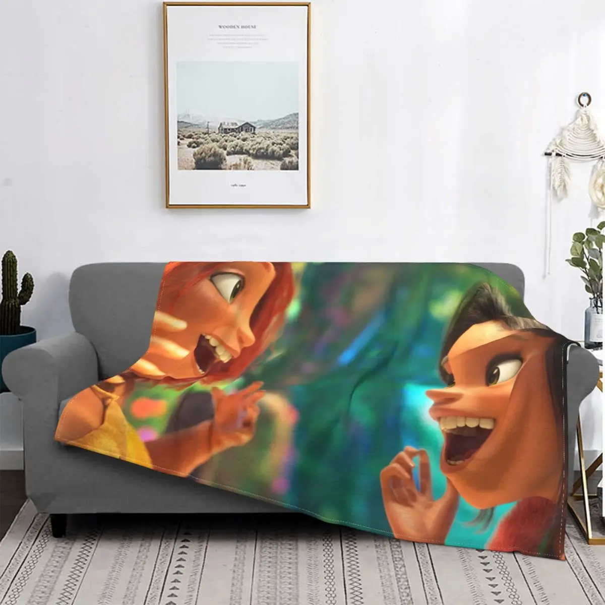The Croods-Manta de franela para decoración del hogar, colcha portátil de película animada Grug, crear
The Croods-Manta de franela para decoración del hogar, colcha portátil de película animada Grug, crear
