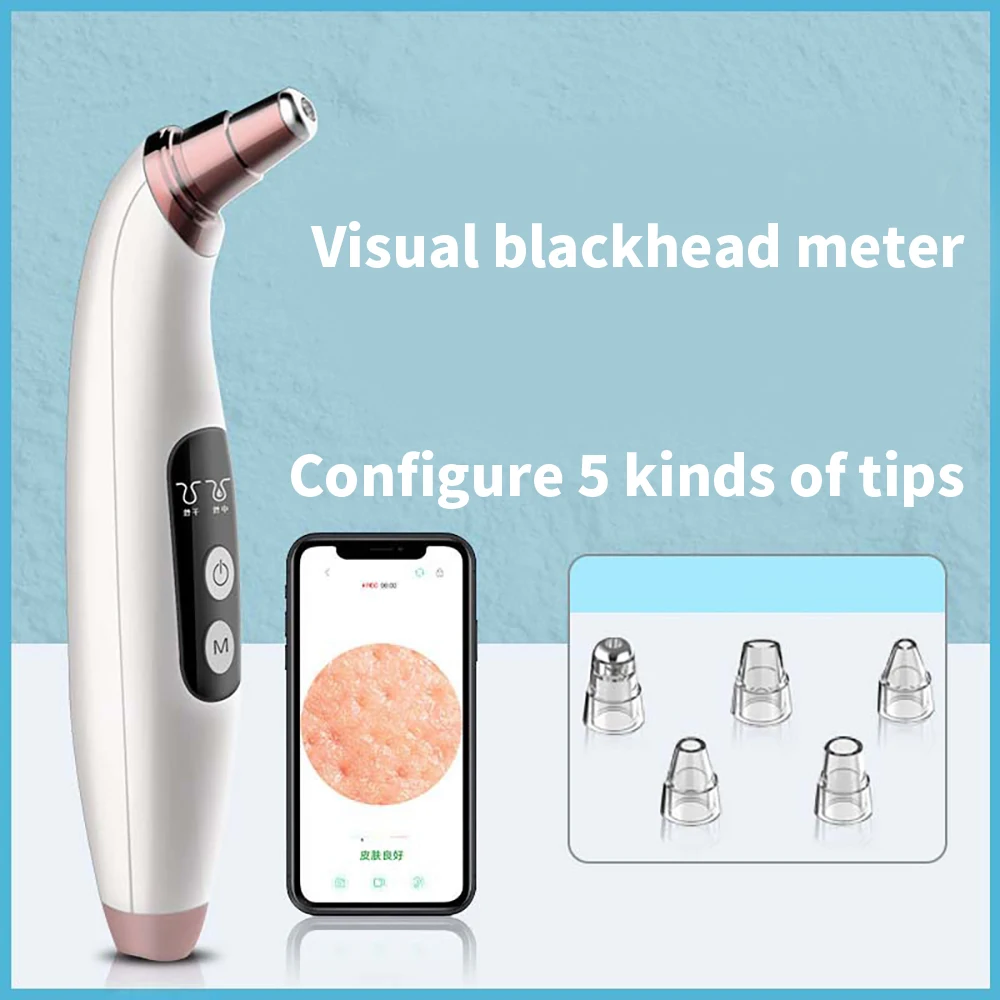 

Visual Blackhead Suction Device Electric Acne Removing Blackhead Acne Device Pore Cleaner Household Facial Beauty Device Tool