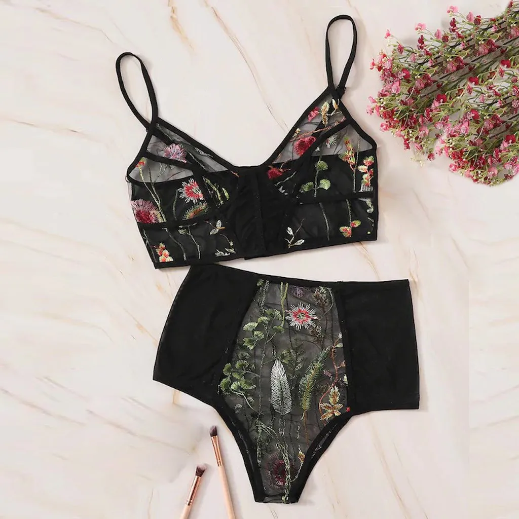 Women's bra set fashion women sexy V-neck floral embroidery lace underwear set solid color underwear бсгалеѬ женский 40*
Women's bra set fashion women sexy V-neck floral embroidery lace underwear set solid color underwear бсгалеѬ женский 40*