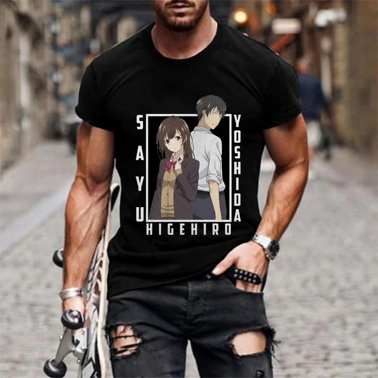 Men Summer Casual Slim Fit Printed Higehiro - Sayu Ogiwara and Yoshida T-shirt Pullover Blouse Fashion Cloth Designer Shirt Top
Men Summer Casual Slim Fit Printed Higehiro - Sayu Ogiwara and Yoshida T-shirt Pullover Blouse Fashion Cloth Designer Shirt Top
