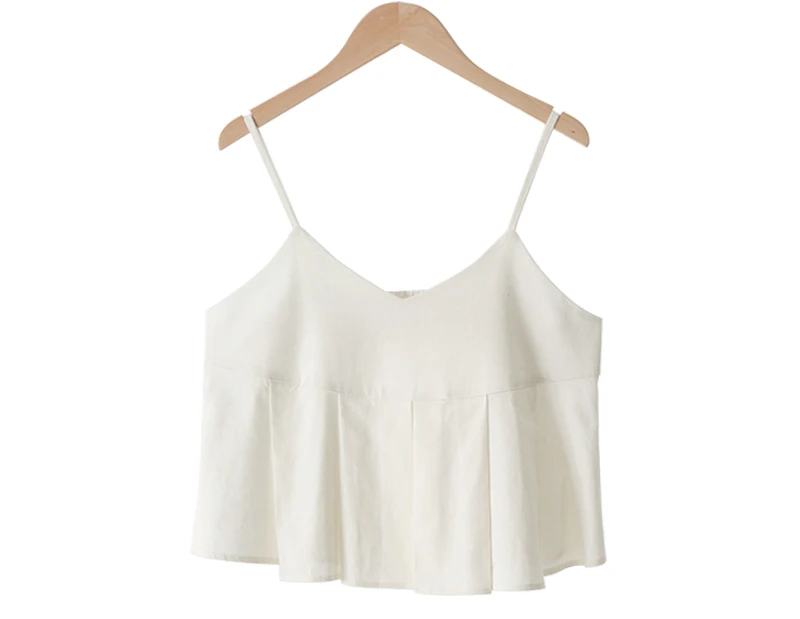 KUSAHIKI 2021 Summer Sweet Woman Camis Causal Korean Folds Tank Tops New Fashion Female Sleeveless V-neck Sling Vest 6J241
KUSAHIKI 2021 Summer Sweet Woman Camis Causal Korean Folds Tank Tops New Fashion Female Sleeveless V-neck Sling Vest 6J241