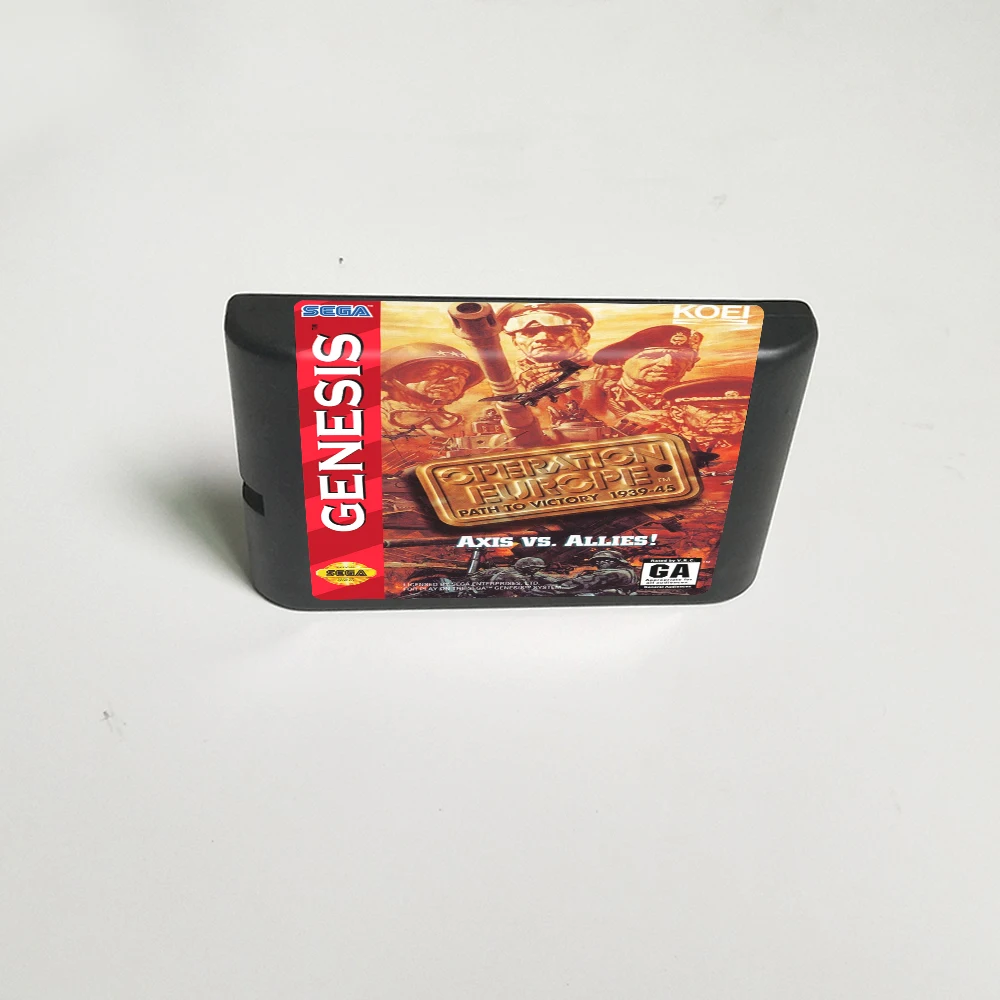 Operation Europe - Path to Victory 1939-45 - 16 Bit MD Game Card for Sega Megadrive Genesis Video Game Console Cartridge
Operation Europe - Path to Victory 1939-45 - 16 Bit MD Game Card for Sega Megadrive Genesis Video Game Console Cartridge