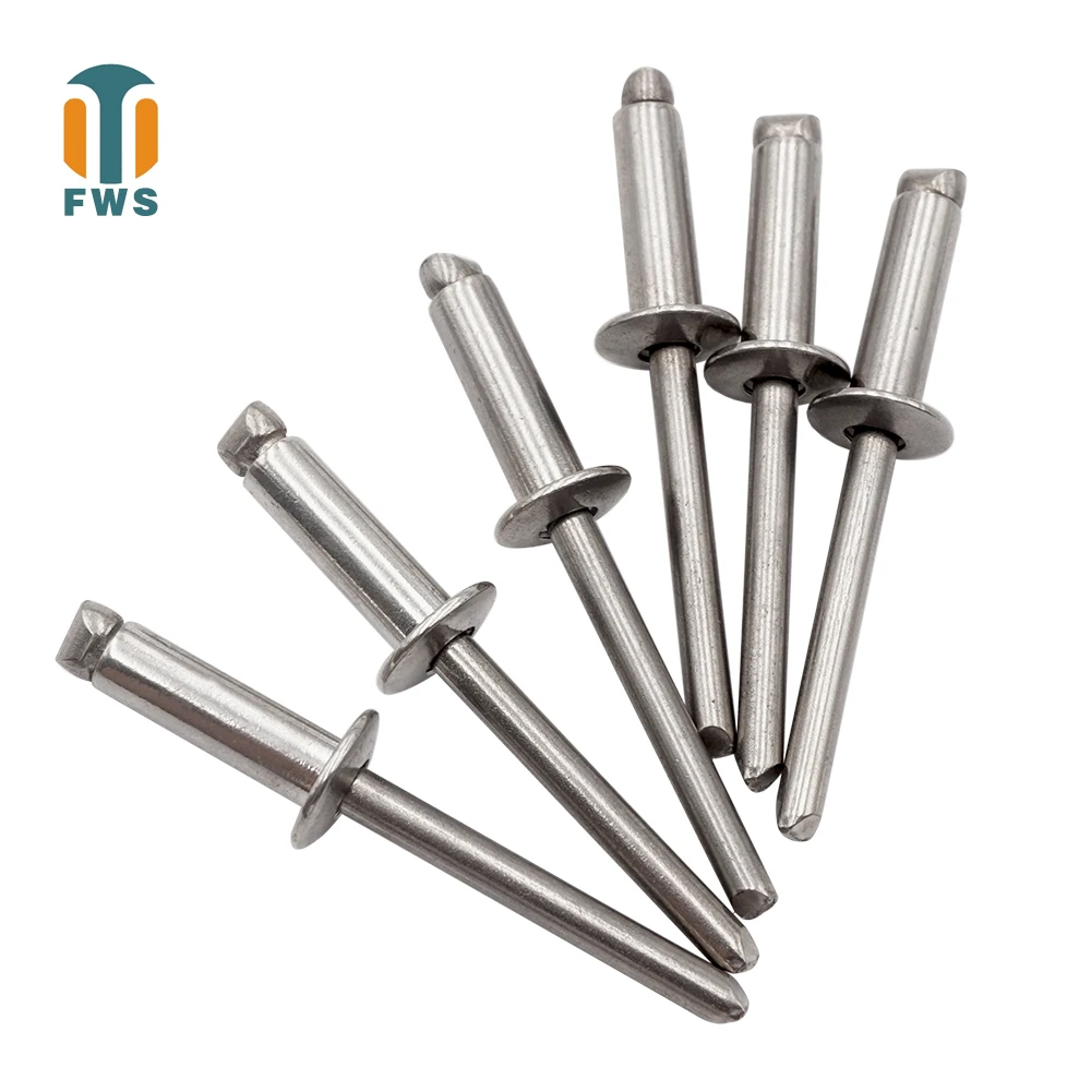 M3 M3.2 DIN EN ISO 15983 GB12618.4 Stainless Steel Pop Rivets Blind Rivets Break Mandrel Domed Head Open Type
M3 M3.2 DIN EN ISO 15983 GB12618.4 Stainless Steel Pop Rivets Blind Rivets Break Mandrel Domed Head Open Type