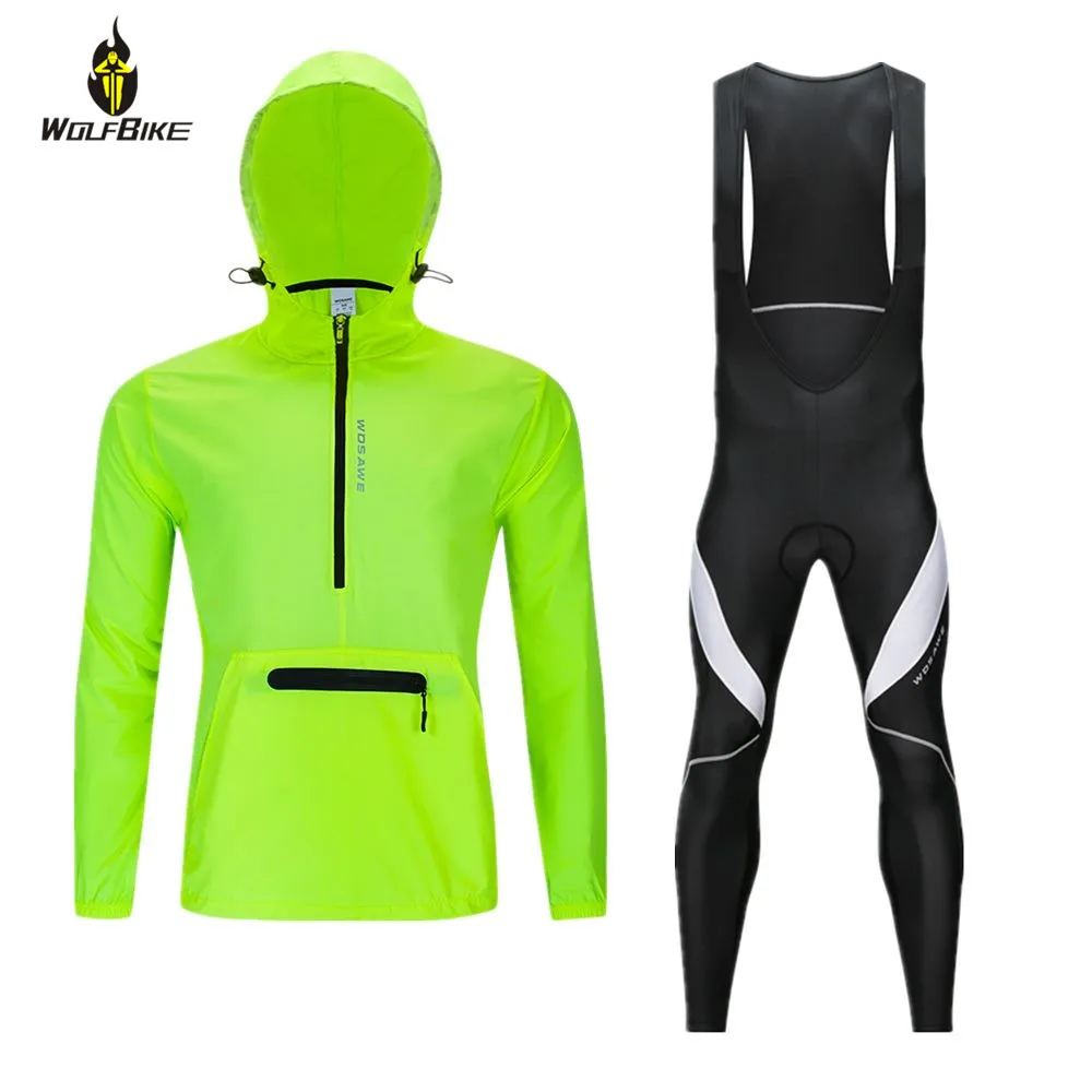 WOSAWE Men's Cycling Jackets Set Hooded Caps Bike Bib Pants Bicycle Jerseys Gel Tights Trousers Kit Windproof MTB Clothing Suit
WOSAWE Men's Cycling Jackets Set Hooded Caps Bike Bib Pants Bicycle Jerseys Gel Tights Trousers Kit Windproof MTB Clothing Suit