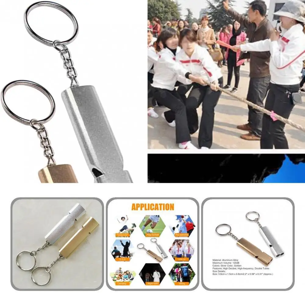Compact 2Pcs Useful Rust-proof High Decibel Safety Whistle Wear Resistant Survival Whistle Durable for Camping
Compact 2Pcs Useful Rust-proof High Decibel Safety Whistle Wear Resistant Survival Whistle Durable for Camping