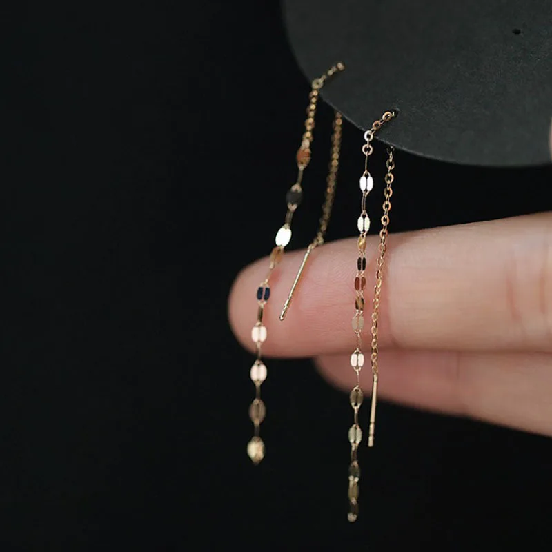 Vintage Gold Color Long Thread Tassel Drop Earrings for Women Simple Geometric Ear Line Chain Hanging Earrings Fashion Jewelry
Vintage Gold Color Long Thread Tassel Drop Earrings for Women Simple Geometric Ear Line Chain Hanging Earrings Fashion Jewelry