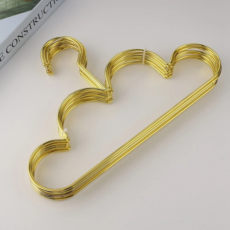 Fashion10Pcs Hangers Non Slip Metal Toddlers Clothes Hanger Golden Kids Cloud Shape Coat Hanger Clothing Storage Organizer Rack
Fashion10Pcs Hangers Non Slip Metal Toddlers Clothes Hanger Golden Kids Cloud Shape Coat Hanger Clothing Storage Organizer Rack