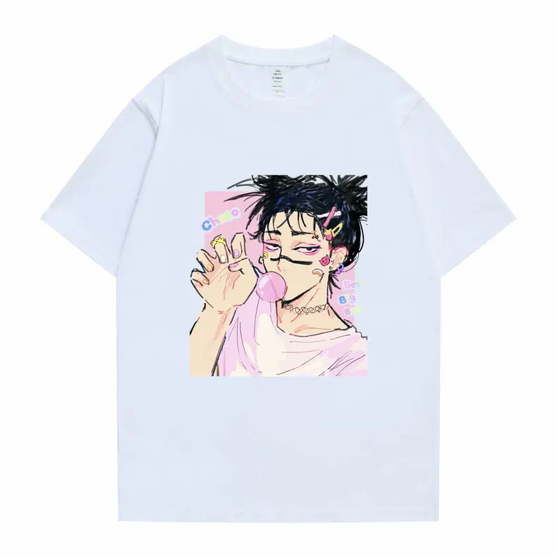 Japan Anime Jujutsu Kaisen T-Shirt Cartoon Pattern Style Print Tee Shirts Women Oversize Hip Hop T Shirt Men Korean Trend Tshirt
Japan Anime Jujutsu Kaisen T-Shirt Cartoon Pattern Style Print Tee Shirts Women Oversize Hip Hop T Shirt Men Korean Trend Tshirt