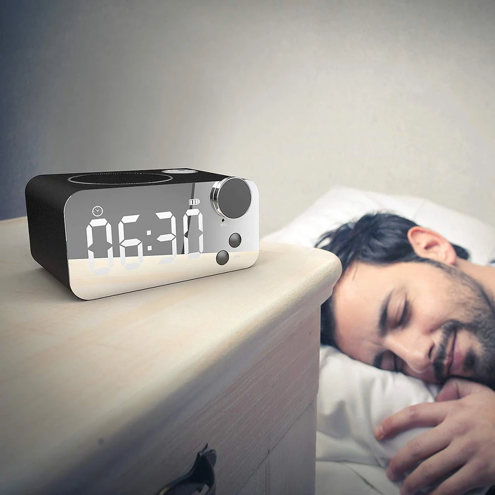 Wireless Bluetooth Speaker Mini Column Subwoofer Stereo Music Player TF FM Radio Support LED Time Display Snooze Alarm Clock
Wireless Bluetooth Speaker Mini Column Subwoofer Stereo Music Player TF FM Radio Support LED Time Display Snooze Alarm Clock