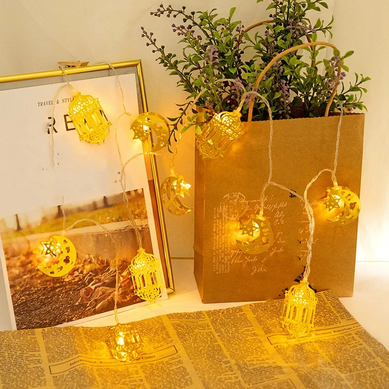 Ramadan Decorations Moon Star Led String Lights EID Mubarak Decor for Home Islam Muslim Event Party Supplies
Ramadan Decorations Moon Star Led String Lights EID Mubarak Decor for Home Islam Muslim Event Party Supplies