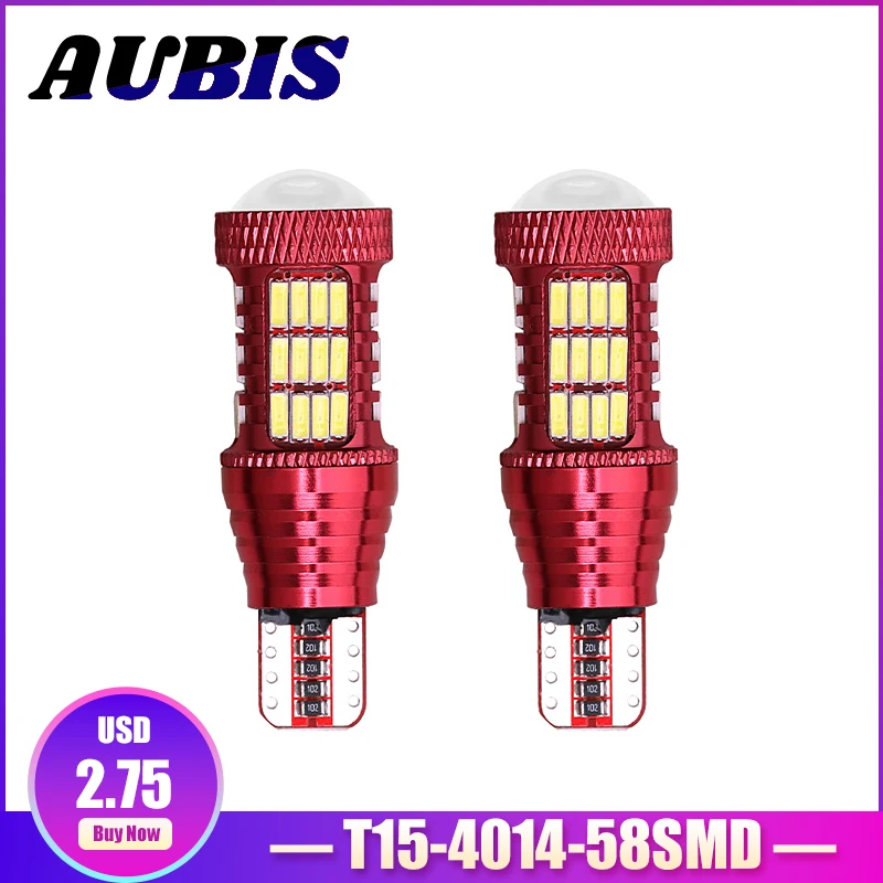 1PCS Super Bright CanBus High Power T15 W16W Reverse Light Lens For Car LED Tail Bulb 4014 58SMD Stop Lamp Brake Light 12V 6000K
1PCS Super Bright CanBus High Power T15 W16W Reverse Light Lens For Car LED Tail Bulb 4014 58SMD Stop Lamp Brake Light 12V 6000K