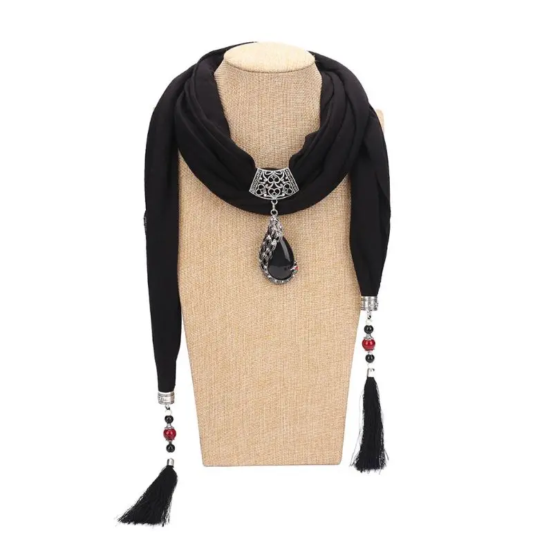200x40cm Women Vintage Solid Color Ethnic Style Scarf Water Drop Peacock Bead Pendant Rhinestone Jewelry Shawl Necklace With
200x40cm Women Vintage Solid Color Ethnic Style Scarf Water Drop Peacock Bead Pendant Rhinestone Jewelry Shawl Necklace With