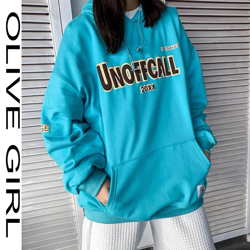 Letter Print Vintage Hoodies Women 2021 Aesthetic Harajuku Hooded Sweatshirt Pocket Oversized Hoodies For Teen Loose Streetwear
Letter Print Vintage Hoodies Women 2021 Aesthetic Harajuku Hooded Sweatshirt Pocket Oversized Hoodies For Teen Loose Streetwear