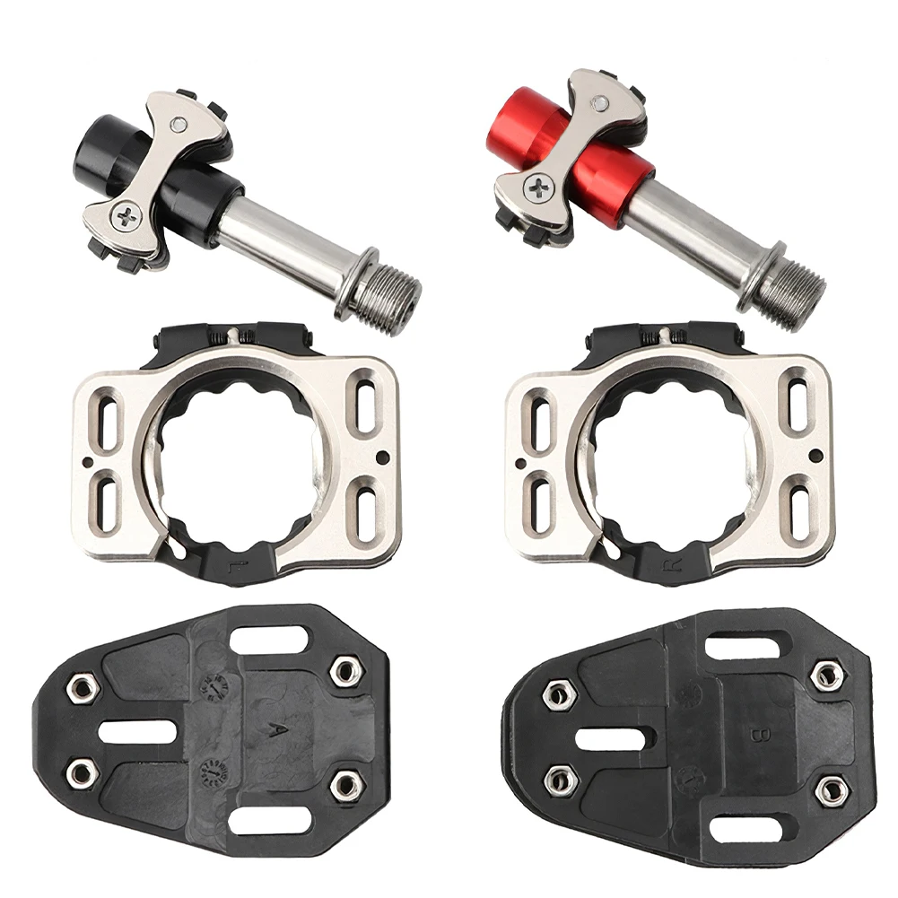Road Bike Pedals Titanium Alloy Ultra-light Self-Locking Pedals 3 Bearings Clipless Pedals for MTB Bicycle Bike Accessories
Road Bike Pedals Titanium Alloy Ultra-light Self-Locking Pedals 3 Bearings Clipless Pedals for MTB Bicycle Bike Accessories