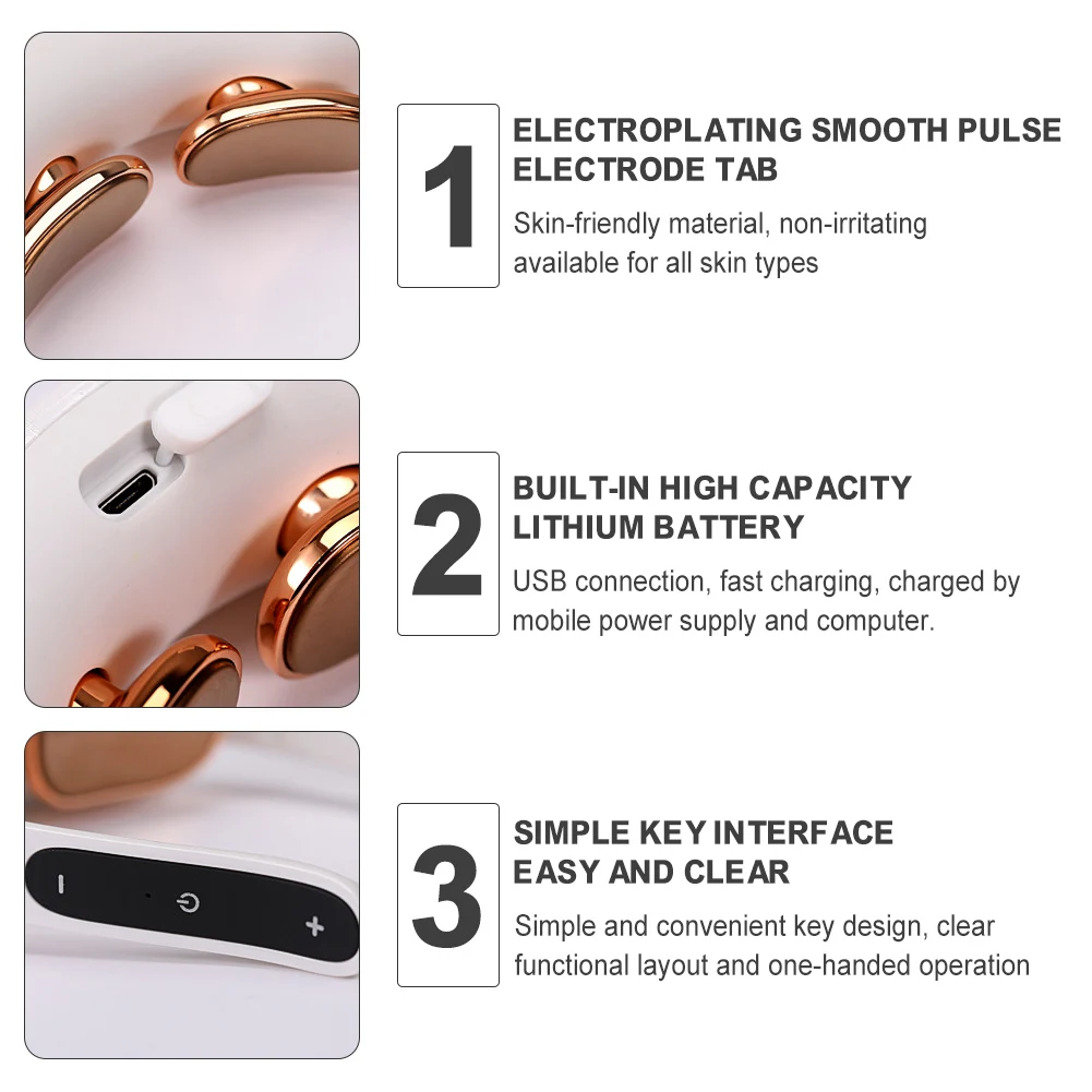 Cervical Spine Neck Massager Instrument 15 Level Heating Electric Pulse Mini Folding Neck Massager Massage Relaxation Pain Relie
Cervical Spine Neck Massager Instrument 15 Level Heating Electric Pulse Mini Folding Neck Massager Massage Relaxation Pain Relie