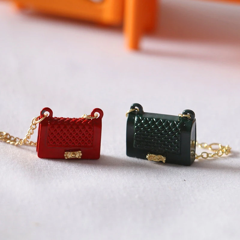 1pc Fashion Decoration Miniature Model Doll House Mini Metal Chain Bag Accessories
1pc Fashion Decoration Miniature Model Doll House Mini Metal Chain Bag Accessories
