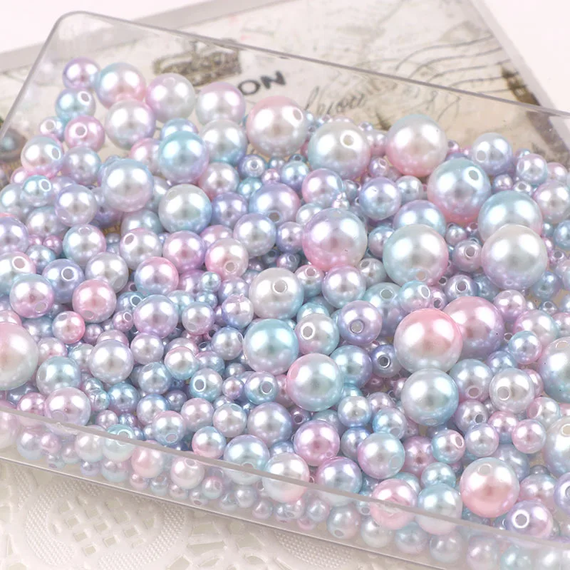 1 Pack Quality 4-12MM Colorful Imitation Pearl Round Hole Gradient Ball Glitter Beads DIY Jewelry Making Accessories Crafts
1 Pack Quality 4-12MM Colorful Imitation Pearl Round Hole Gradient Ball Glitter Beads DIY Jewelry Making Accessories Crafts