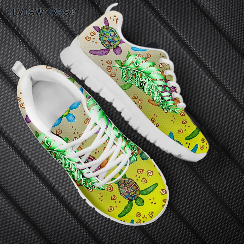 ELVISWORDS Gradient Hawaiian Turtles Printed Women’s Sneakers Breathable Sports Shoes for Ladies Lace-up Female Flat-Shoes 2020
ELVISWORDS Gradient Hawaiian Turtles Printed Women’s Sneakers Breathable Sports Shoes for Ladies Lace-up Female Flat-Shoes 2020