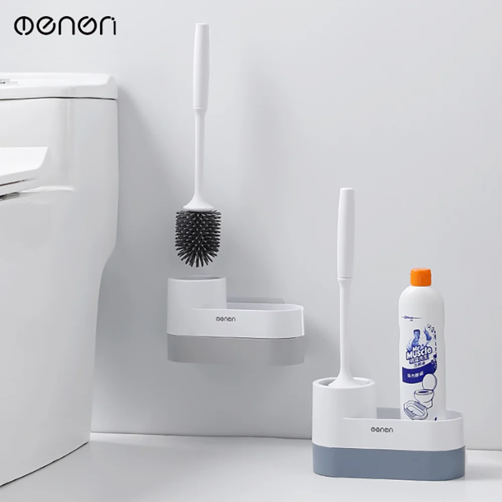 Bathroom wall hanging cleaning brush household floor cleaning bathroom accessories storage silicone toilet brush holder
Bathroom wall hanging cleaning brush household floor cleaning bathroom accessories storage silicone toilet brush holder