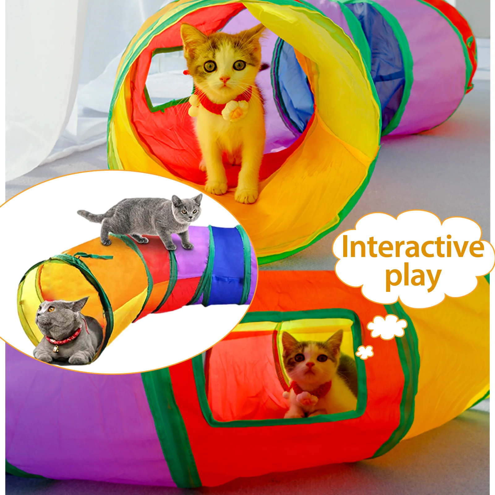 20 PCS Cat Toys Long Rainbow S Shaped Cat Feather Teaser Wand Kitten Toys Assortments With Cat Sticks Feather Plush Mouse Toys
20 PCS Cat Toys Long Rainbow S Shaped Cat Feather Teaser Wand Kitten Toys Assortments With Cat Sticks Feather Plush Mouse Toys