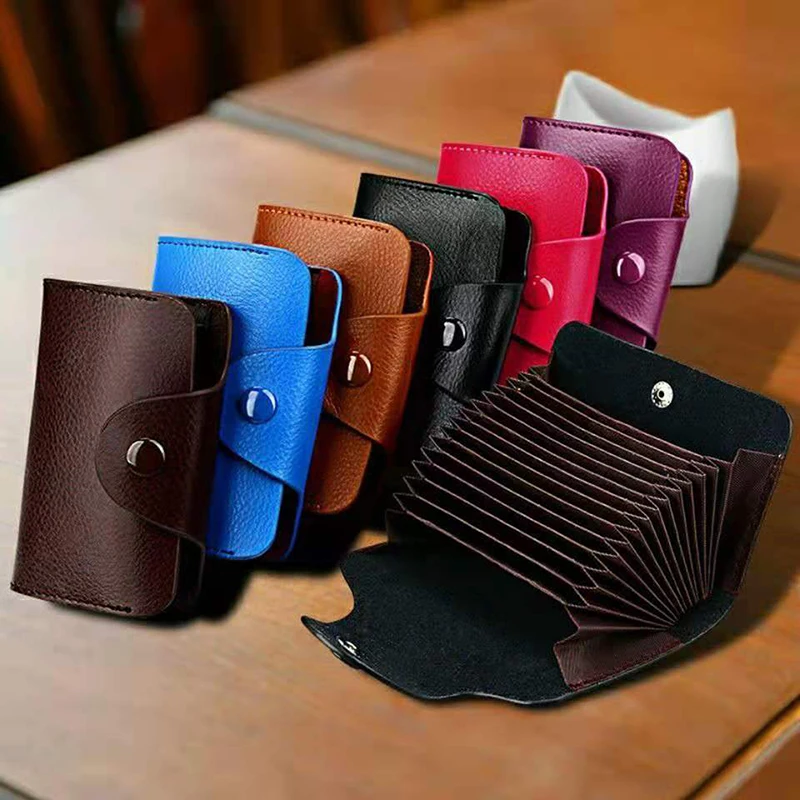 Business Card Holder Men Women ID Credit Card Case Wallet 15 Bit Card Bag Passport Card Cash Cardholder Purse Leather Clutch Bag
Business Card Holder Men Women ID Credit Card Case Wallet 15 Bit Card Bag Passport Card Cash Cardholder Purse Leather Clutch Bag