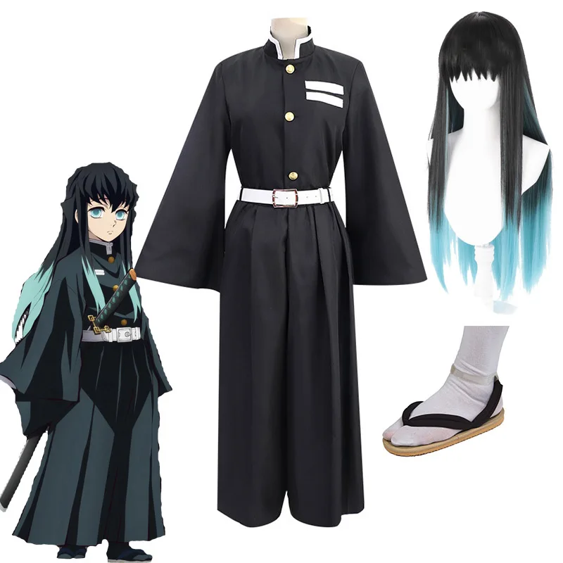 Demon Slayer Tokitou Muichirou Cosplay Costume Wigs Shoes Adult Halloween Carnival Funny Anime Cosplay Costume
Demon Slayer Tokitou Muichirou Cosplay Costume Wigs Shoes Adult Halloween Carnival Funny Anime Cosplay Costume