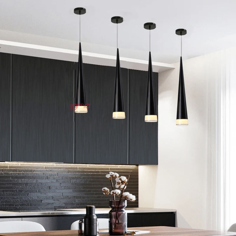 Modern LED Pendant Lights Black Silver Aluminum Conical Tube Pendant Lamps Bar Counter Kitchen Island Suspension LAMP
Modern LED Pendant Lights Black Silver Aluminum Conical Tube Pendant Lamps Bar Counter Kitchen Island Suspension LAMP