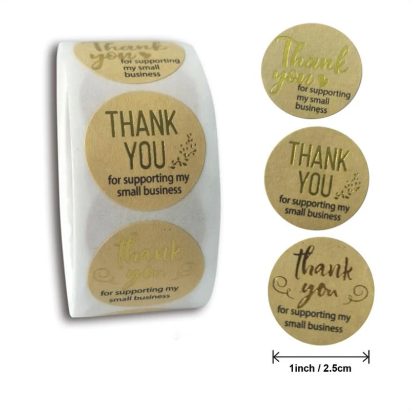 500PCS Small Business Thank You Stickers Labels Seal Sticker Decoration Thank You for Your Order Scrapbooking Stationery Supply
500PCS Small Business Thank You Stickers Labels Seal Sticker Decoration Thank You for Your Order Scrapbooking Stationery Supply