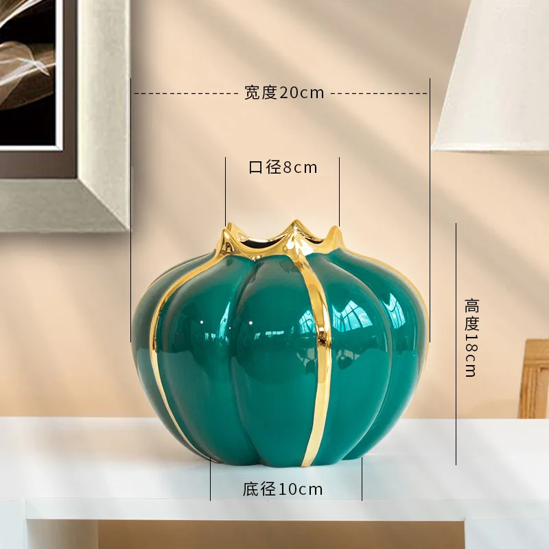 Nordic Luxury Green Large Ceramic Vase Modern Art Vase Flower Arrangement Tabletop Living Room Decoration Home Accessories Ideas
Nordic Luxury Green Large Ceramic Vase Modern Art Vase Flower Arrangement Tabletop Living Room Decoration Home Accessories Ideas