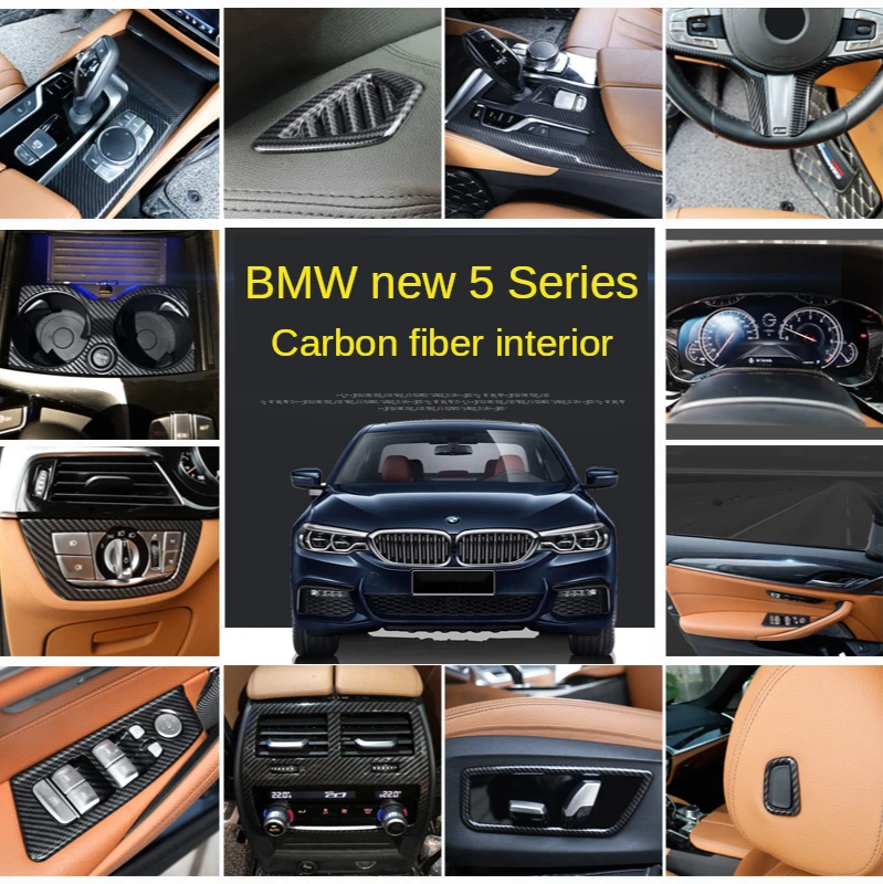 Full Set Carbon Fiber Interior Trim For BMW 5 Series 520 525 530 530i 540i 550d 2018 2019 2020 2021 G38 Automobiles Accessories
Full Set Carbon Fiber Interior Trim For BMW 5 Series 520 525 530 530i 540i 550d 2018 2019 2020 2021 G38 Automobiles Accessories